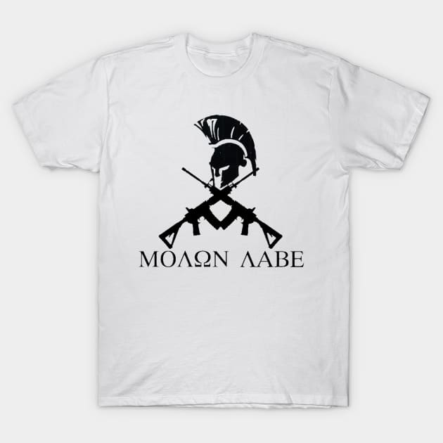 Molon Labe T-Shirt by LucrativeDesigns